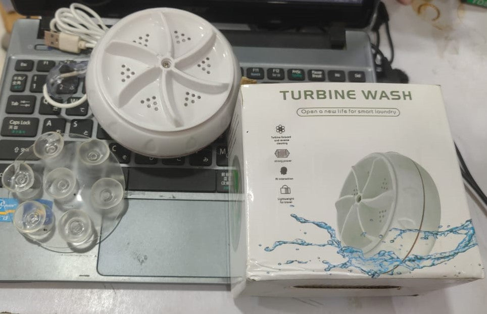 Portable USB Travel Turbo Mini Washer