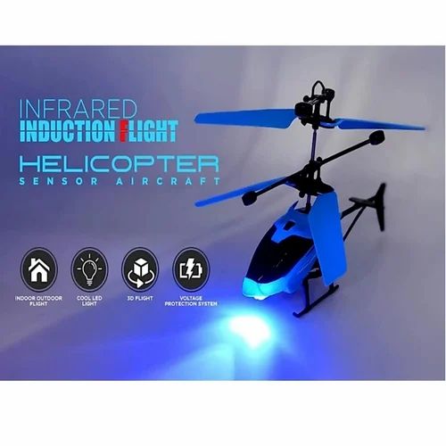 Infrared Induction LED Helicopter – Hand Sensor Controlled