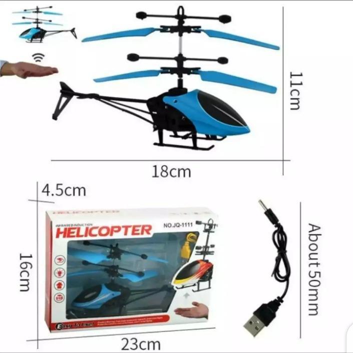 Infrared Induction LED Helicopter – Hand Sensor Controlled