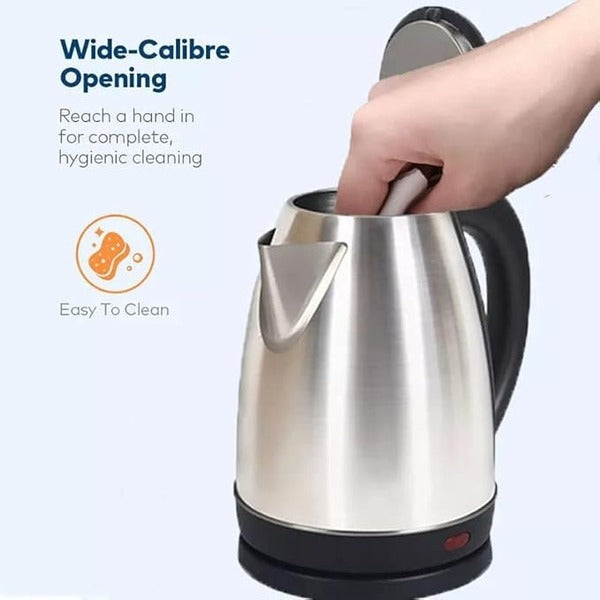 Automatic Electric Kettle 2.0L – Stainless Steel Hot Water Boiler
